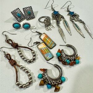 Silver and Turquoise Lot 🥰